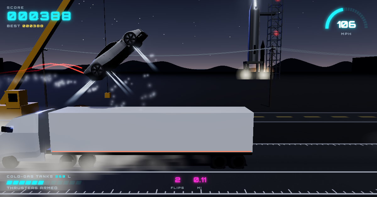 Roadster Run — Game preview from the original site