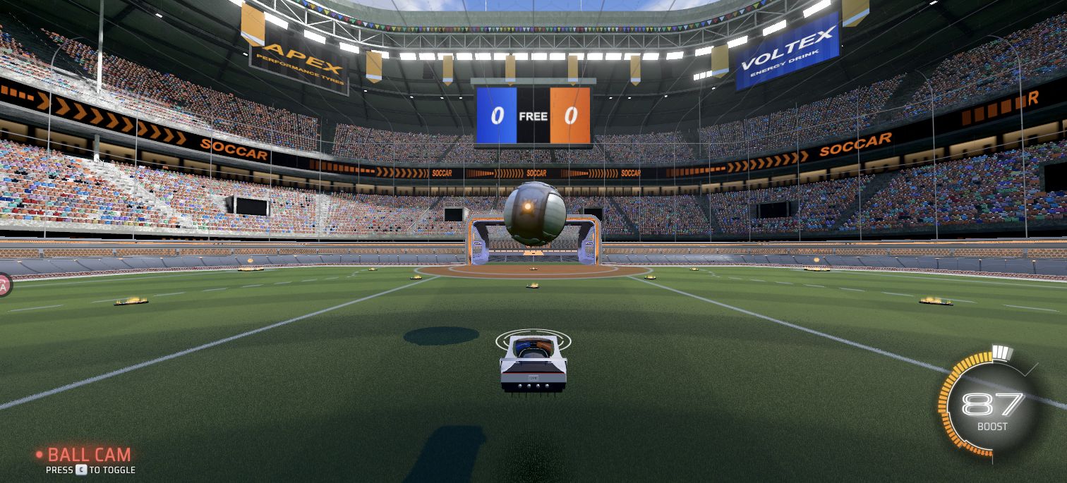 Soccar — Pick a Roadster. Play car football.