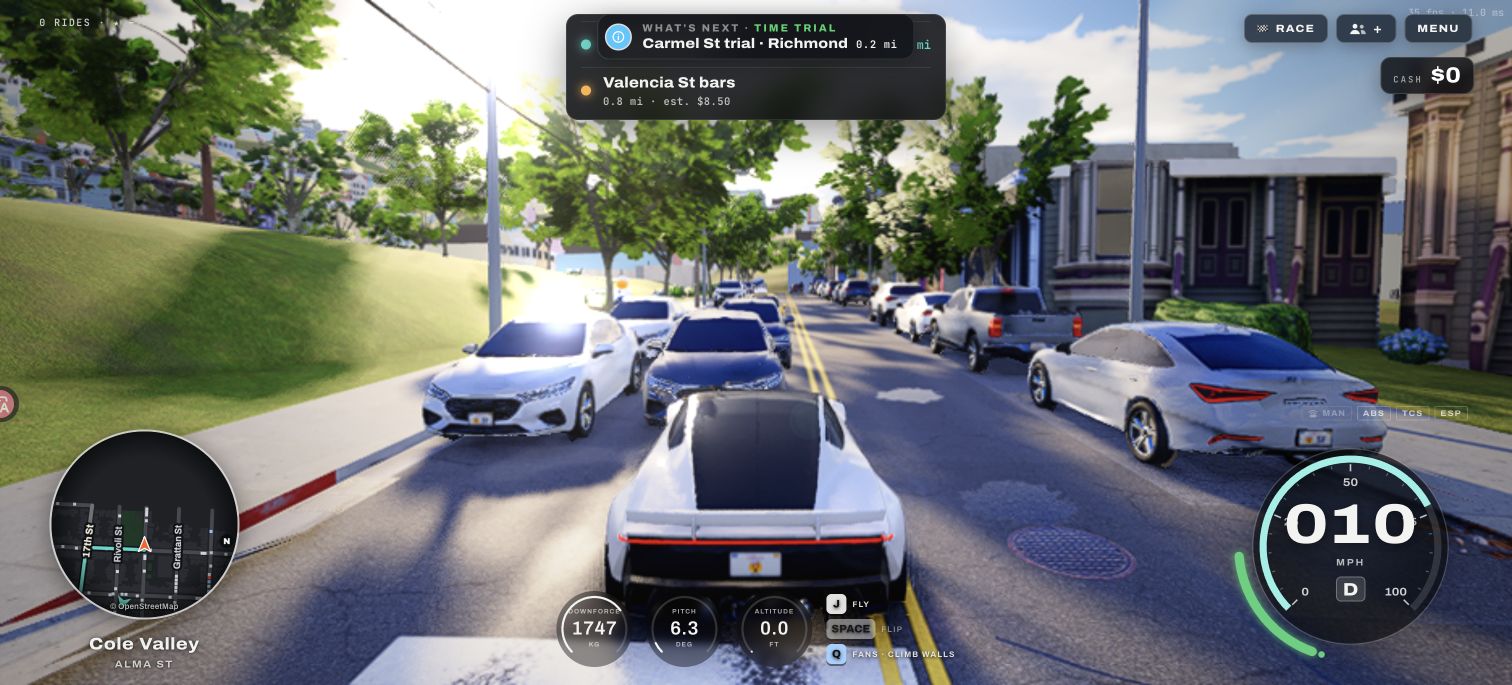 Teleoperator — Drive and fly through San Francisco.
