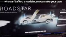 Roadster simulator (author title) · kangmin · 作者拍摄的屏幕演示 · X 视频截图