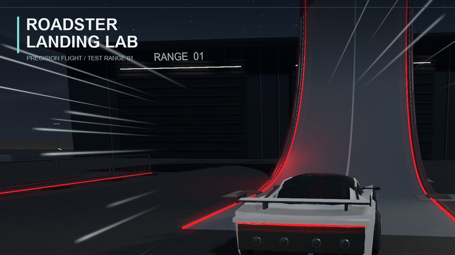 Roadster Landing Lab · Junze Liu · 原帖游戏链接预览图